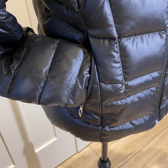 Down filled ladies black puffer size medium. Made by Spyder! - Picture 3 of 11